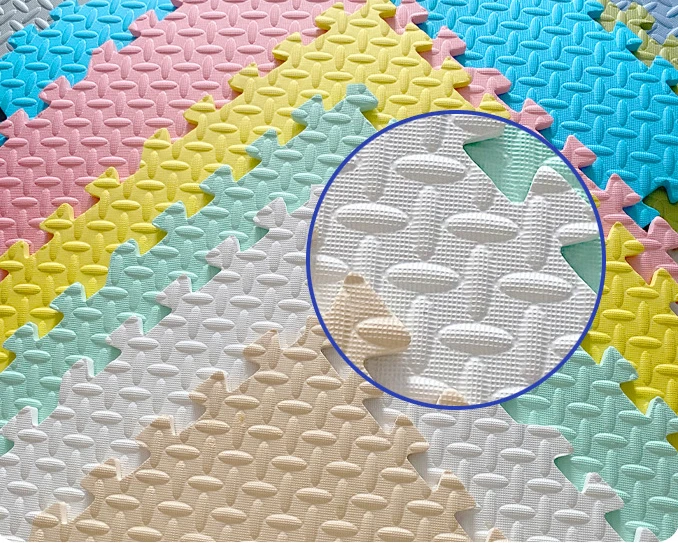 30cm 60cm Thickness 1.2cm Waterproof Baby Play Floor Eva Foam Puzzle Mat for Kids Soft Eva Baby Puzzle Play Mat