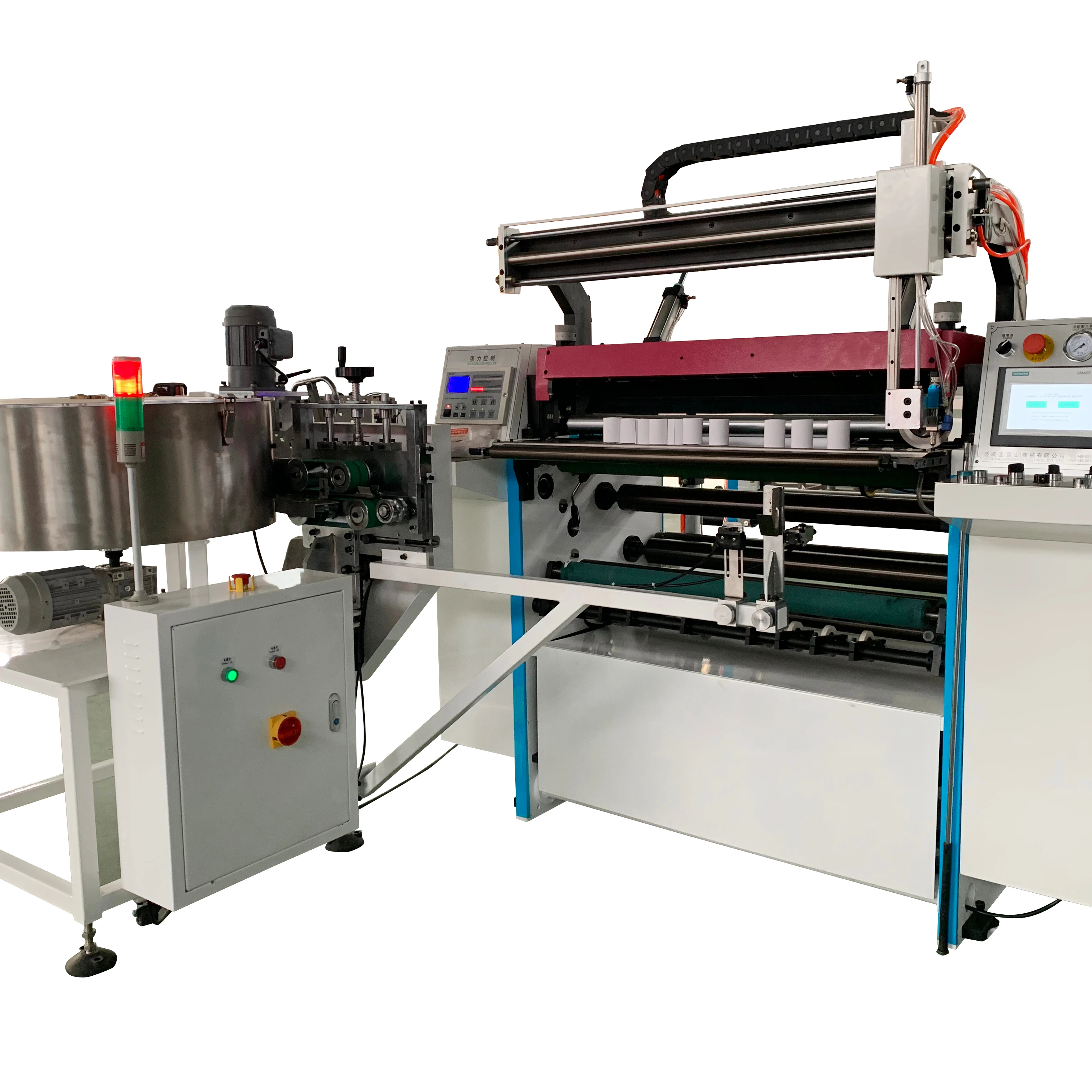 Automatic Roll Thermal Paper Slitting Machine/Fax Paper Log Roll Cutting Machine/Slitter Rewinder
