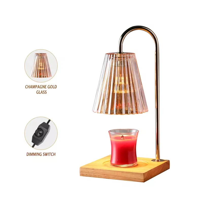Wholesale Supply Scented Candle Warmer Lamp Indoor Lighting Decorative Candle Warmer Lamp With Knob Switch And Dimmer
