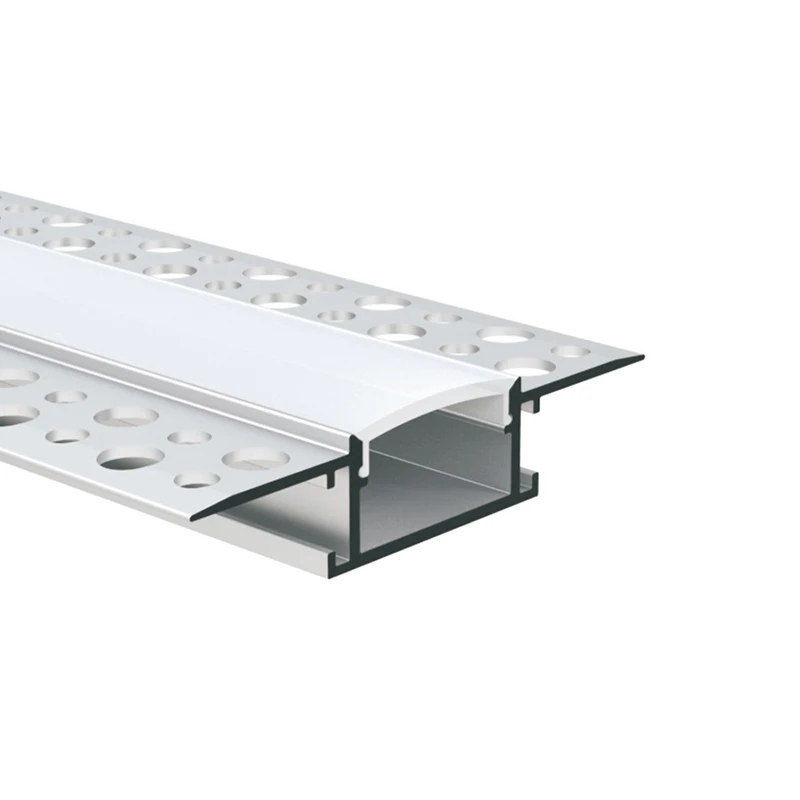 Ceiling Wall Alu Profil Channel housing Recessed Architectural Drywall Gypsum Plaster in LED Aluminium Profile