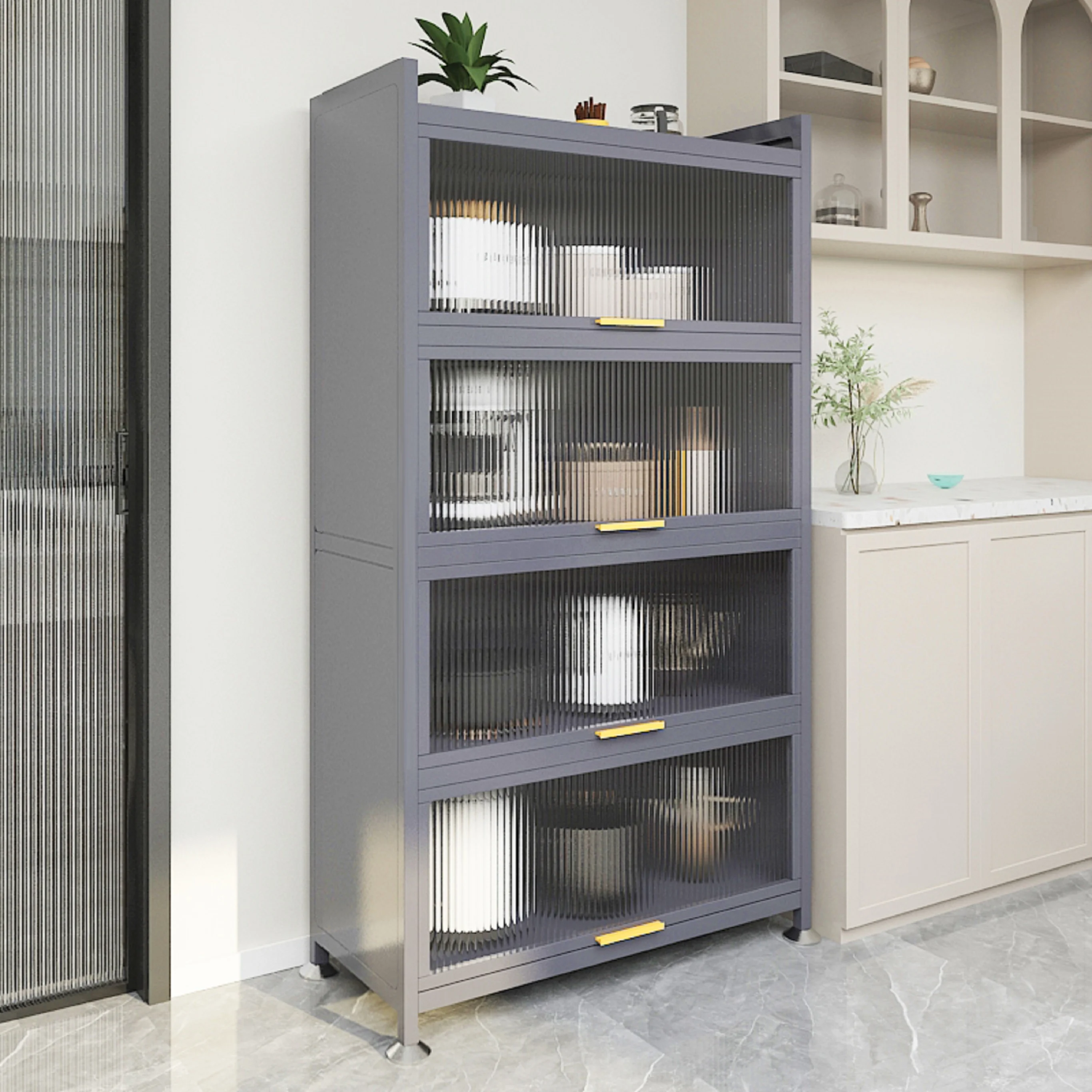 Simple design Micro-seam design Steel Locking Cabinet for Sale in MetalBrother Furniture Manufacturer