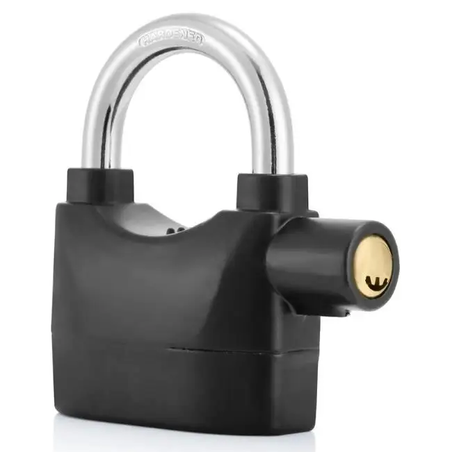 Moto Lock with Alarm Lock Security 110 Db Loud Security Anti-Theft Waterproof lock for  Moto Bicycle Garden Furniture