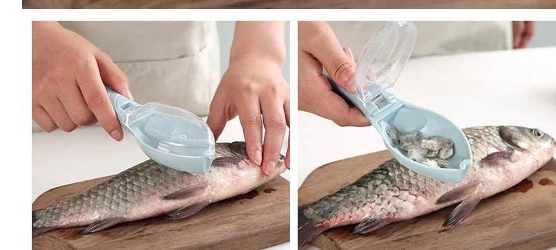 Kitchen with lid scraper, fish scale scraper, hand kitchen supplies