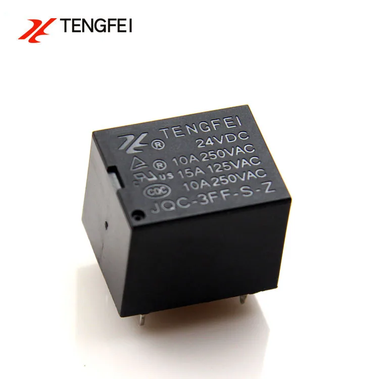  Tengfei Высокое качество 24V DC микро T73/3FF 5 Pin реле Pcb для