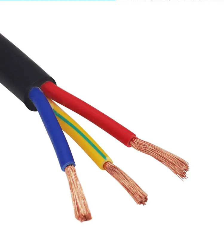 Manufacturer Hot Sale Electric Pvc Insulated Copper Rvv Cable RVV Wire Electric Power Cable Wire
