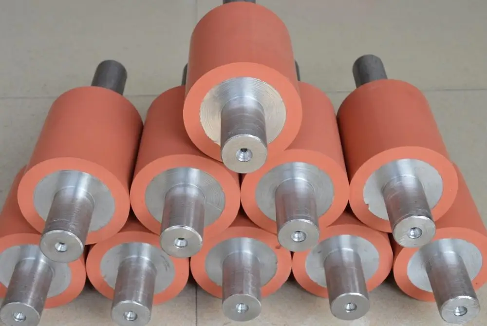 Iron core silicone rubber ring silicon roller for heat transfer printing machine