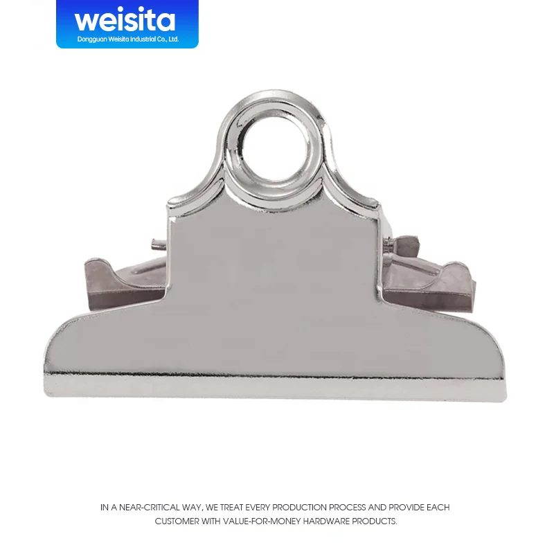 Лидер продаж 2020/2021, Amazon 78 мм A5 A8, Пользовательский логотип, меню бабочки, плоская металлическая папка, зажим для школьной папки, зажим