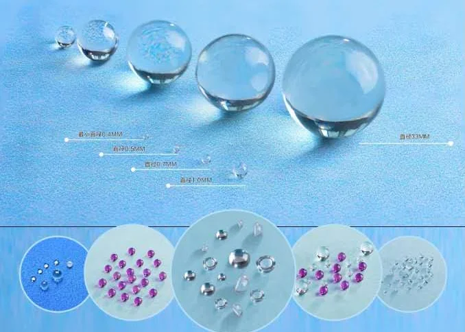 
Glass ball lens cubic zirconia ball high refractive index ball lens 