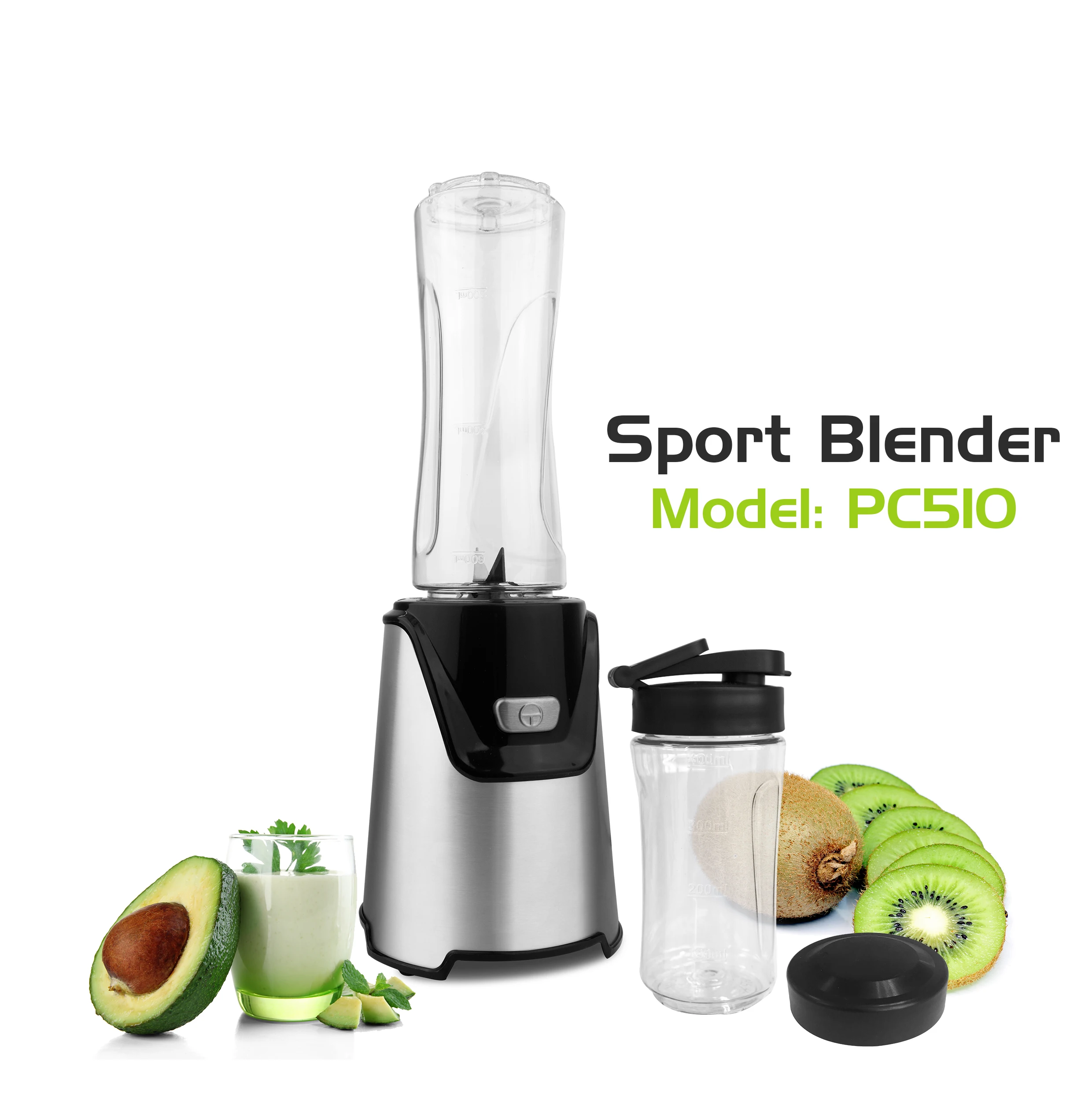 High Quality Electric BPA-Free Home Blender Single Serve Push Button Household Hotel Use Low Price!