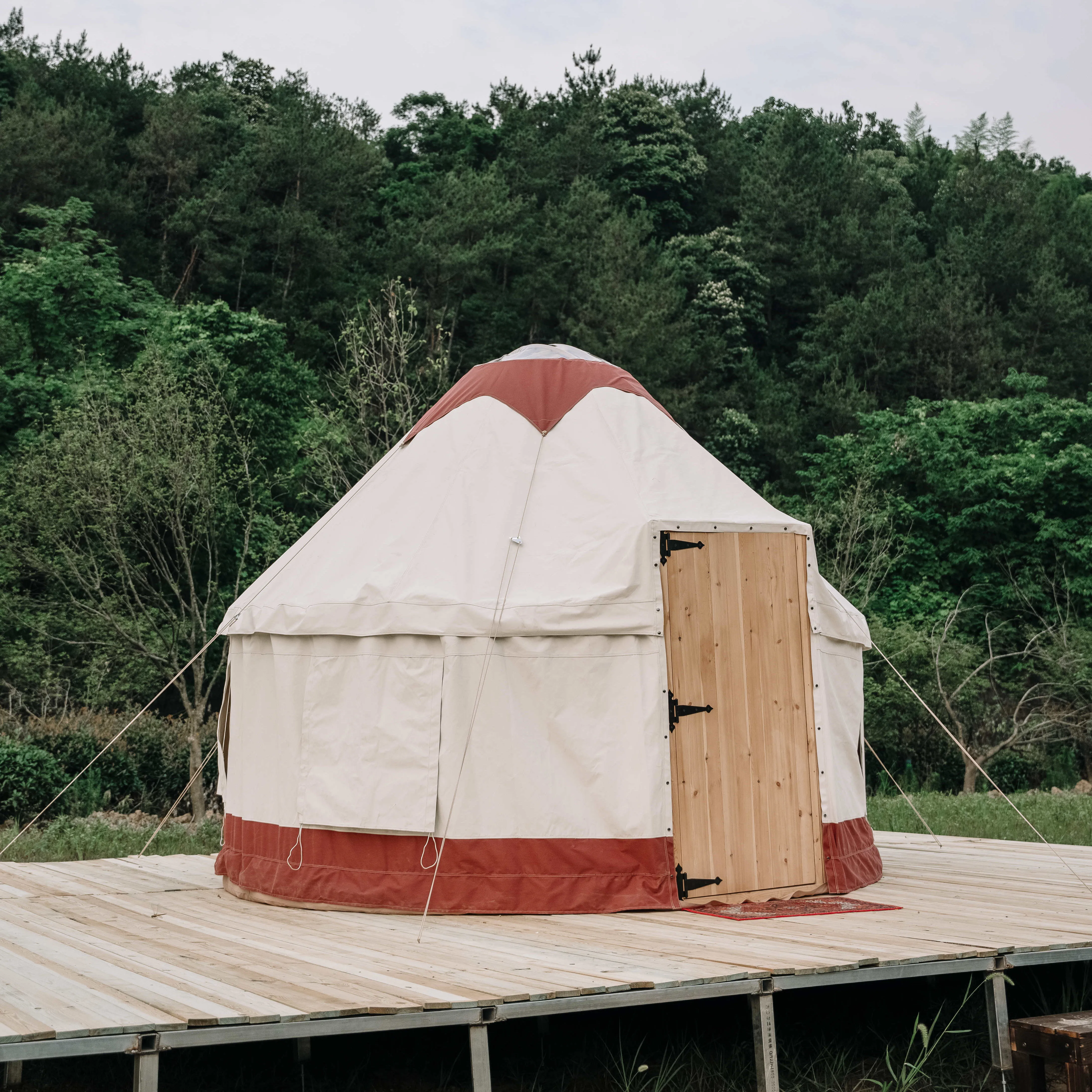 12ft 4 season yurt home luxury mongolian glamping canvas yurt tent outdoor camping bell tents