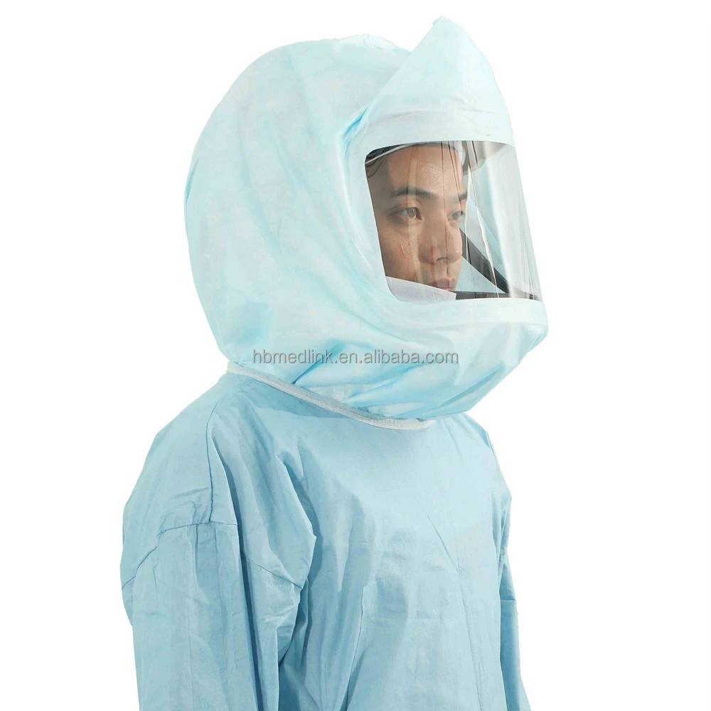 Non woven Surgical Hood Disposable T5 Flyte Hood Anti fog Medical Shield For Surgeon Operation Room