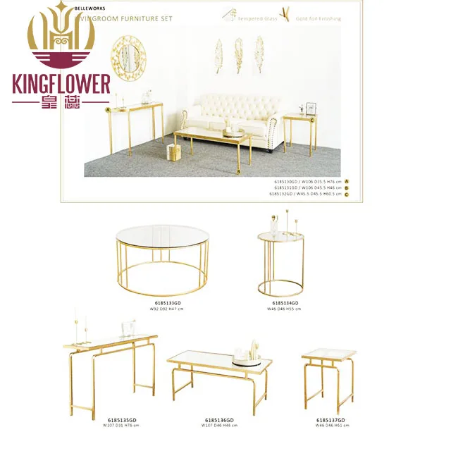 
High quality American stainless steel sofa modern design sofa chair set 