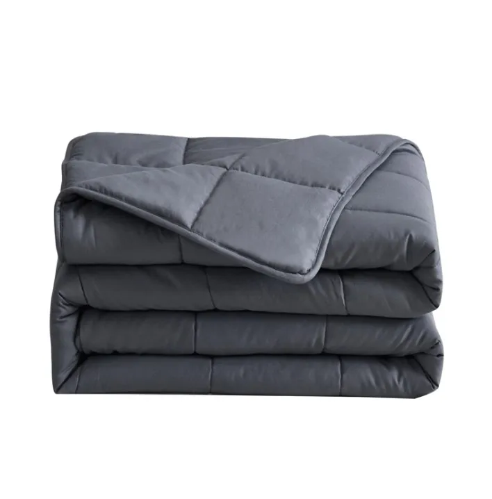 
 Custom Export Shanghai 30lbs Dropshipping Bamboo Childrens Heavy Gravity Blanket Plush Weighted Blanket Adult Baby  