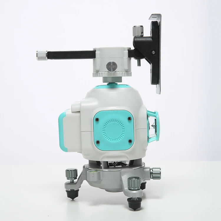 2 cone green beam laser level self-leveling two plane lasers floor tiling laser with lithium batteries