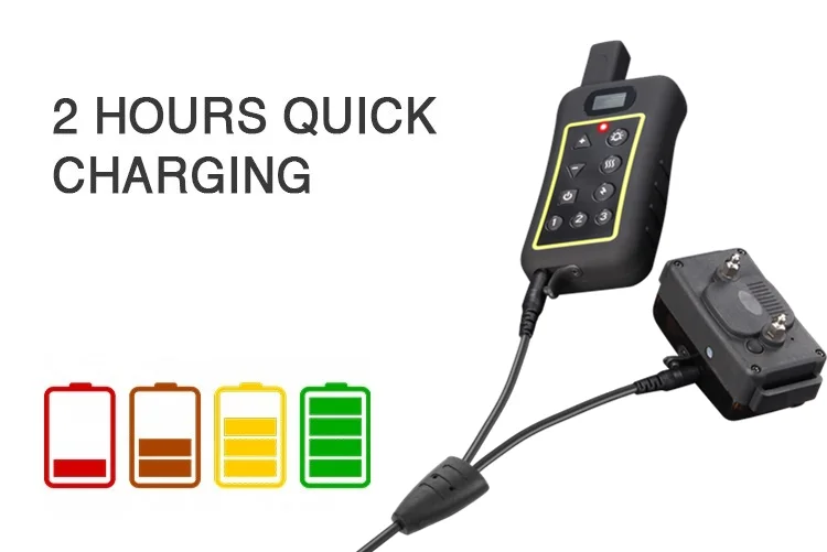 1200m Remote Range  Electric Shock Self Defense Best Dog Hunting Device Dog Training Shock Collar for 3 dogs