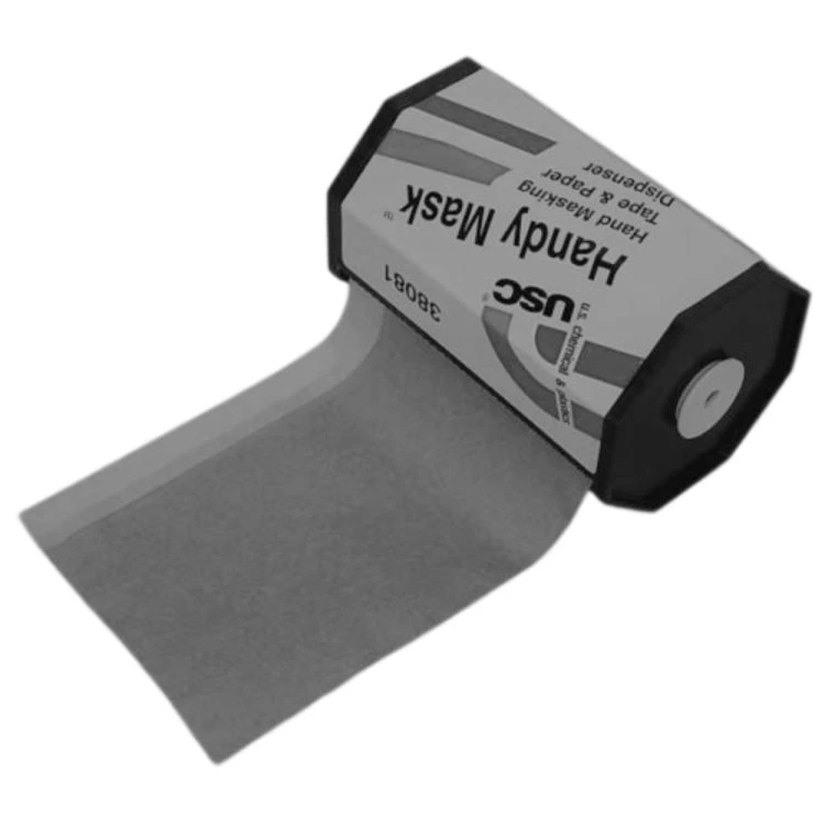 Heat Resist Car Cover Painting Pre Taped Pe Auto Protective Paint Kraft Paper Masking Film