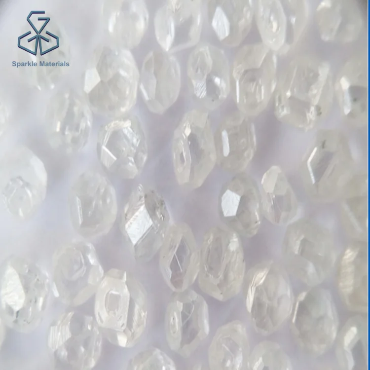 Factory Good Quality HPHT CVD Rough Loose Synthetic White Diamond Cheap Price of 1 Carat Diamond