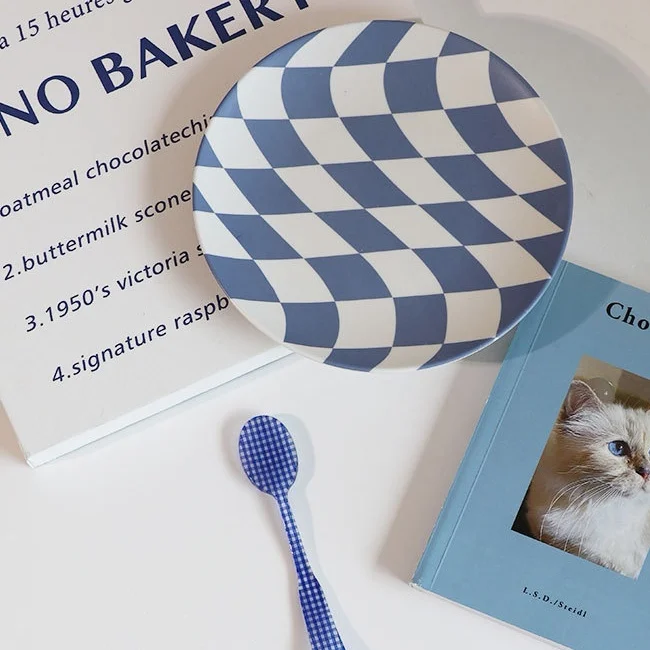 Factory wholesale Porcelain effect circular tableware Colored melamine plates sets Bamboo Fiber dinner plate