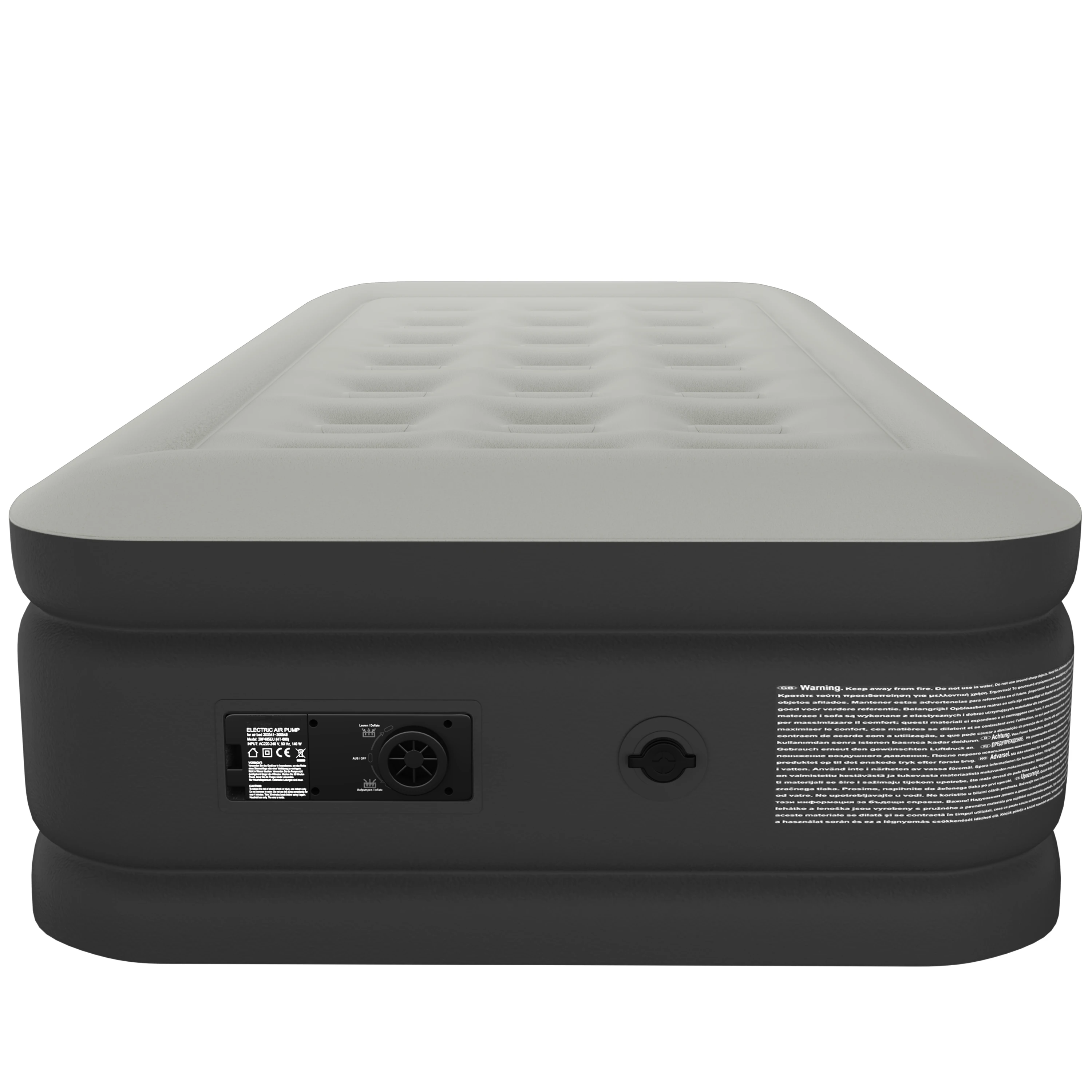 Portable Camping Waterproof Pool Single Air Bed with electric pump Inflatable Air Mattress