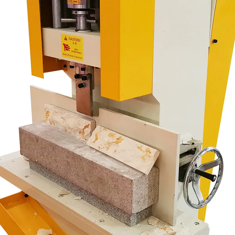 Hualong Machinery HLSY-S74 Hydraulic cutter Deocrative natural Mushroom split face Stone crushing Cutting Machine for sale