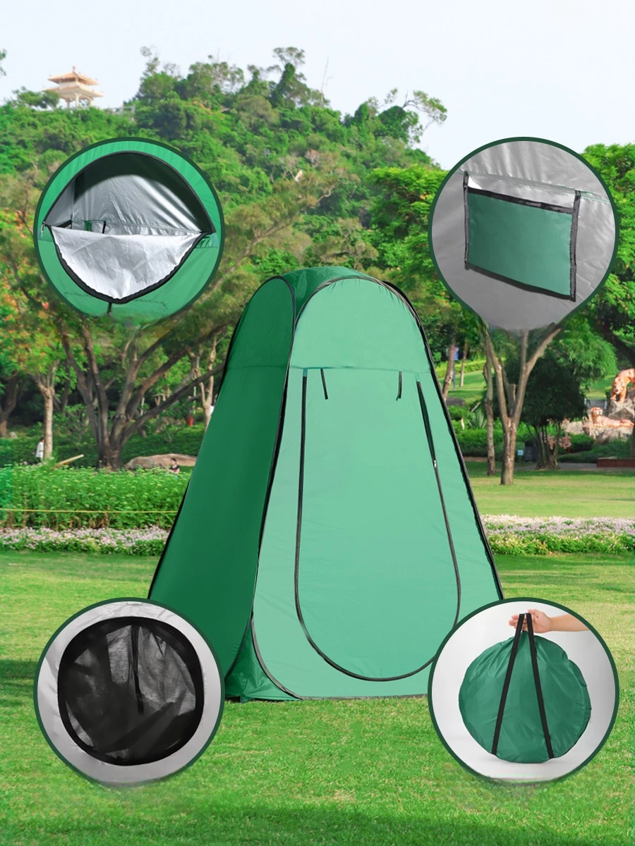 Wholesale Outdoor Changing Tent Collapsible Portable Trailer Toilet And Shower Tent Camping Easy Mobile Fishing Shower Tents