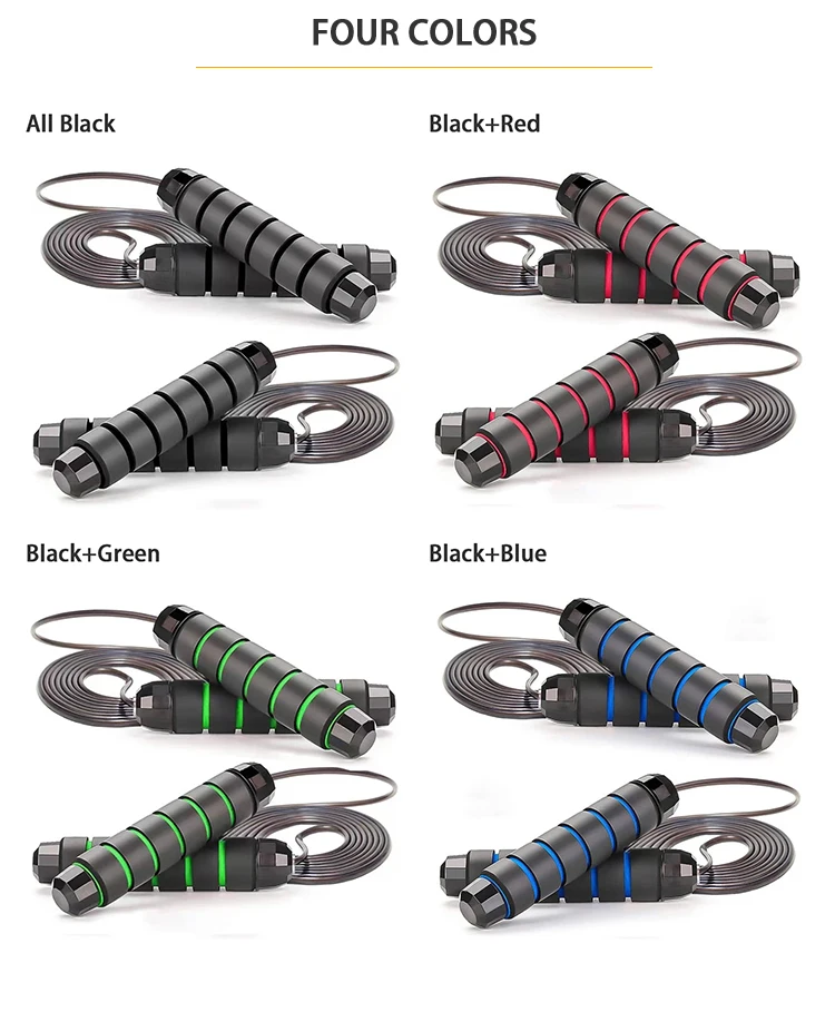 Wholesale custom Logo Aluminum Handle speed weighted heavy Skip Rope skipping jump rope skipping rope fitness