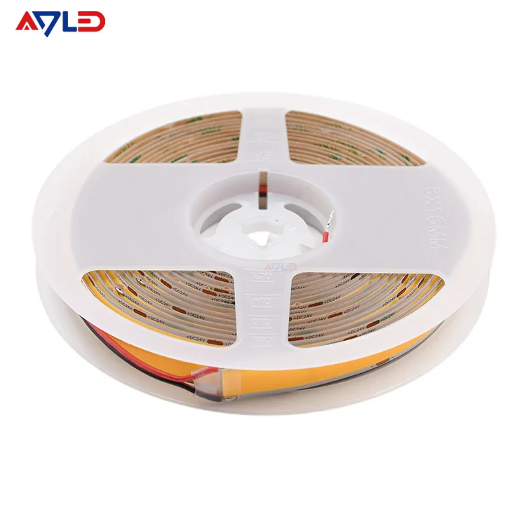 Новые продукты 960led/m COB светодиодные полосы света DC24V 25 Вт/м 15 мм ширина PCB теплый белый