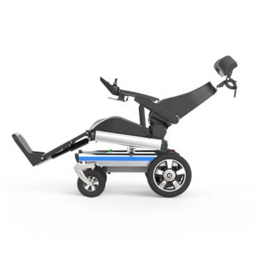 High Strength Manual Seat Rotation Lithium Ion Battery Flexible Foldable Intelligent Mobility Lightweight Electric Wheelchair