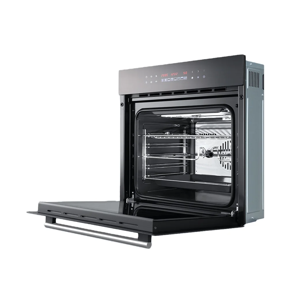 Электрическая духовка ROBAM R1, тостер для выпечки хлеба и пиццы, из черного стекла