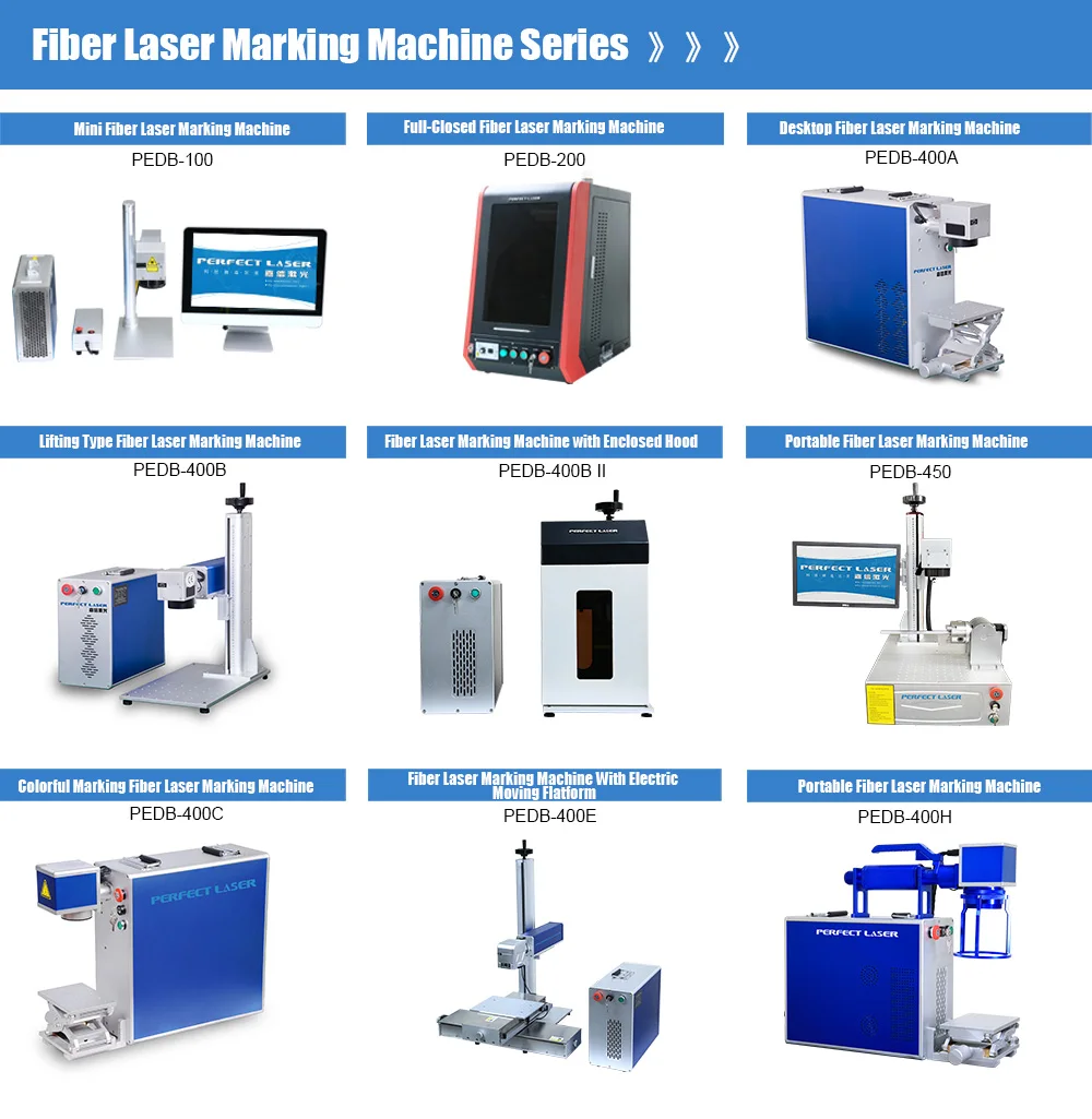 Perfect Laser 10w 20w 30w 50w Laser marker etcher printer raycus fiber laser etching Marking Machine for metal Stainless steel