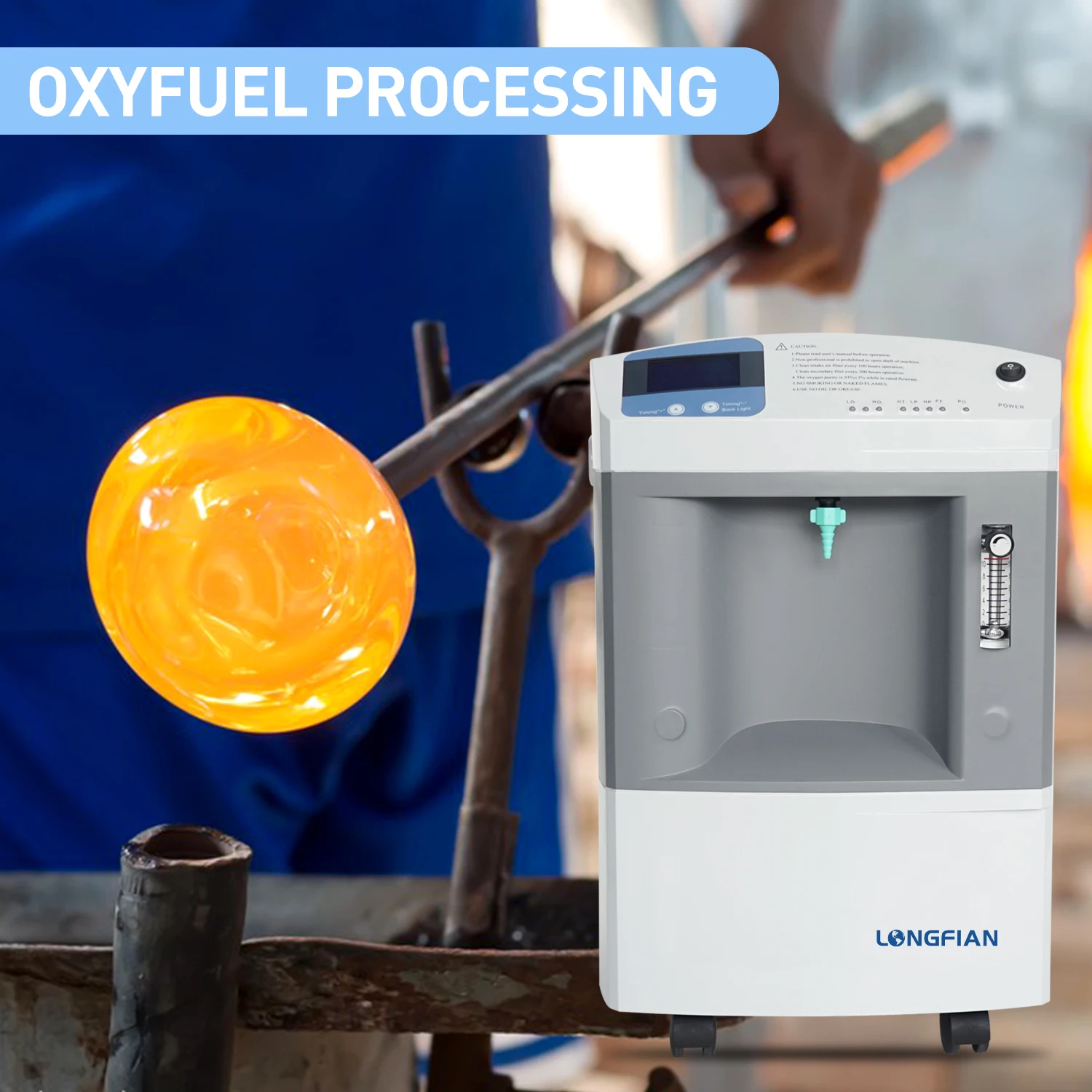 Most Durable Industrial  Oxygen Concentrator For Cutting/Polishing/Glassblowing/Welding  With High Purity