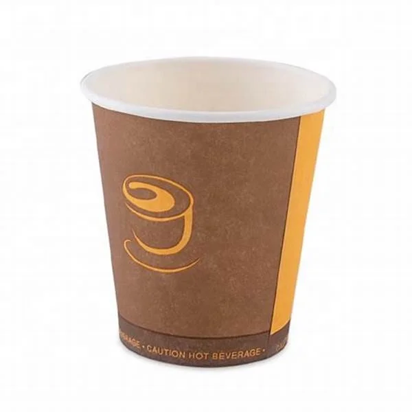 HeePACK Custom cheap 8oz vasos de papel para con tapa cafe coffee insulation single triple wall biodegradable recycled paper cup