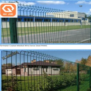 Metalx Factory Price Cheap Green/Black PVC Coated Outdoor Garden 3D Curvy Welded Bending Perimeter Security Wire/V Mesh Fence/Fe