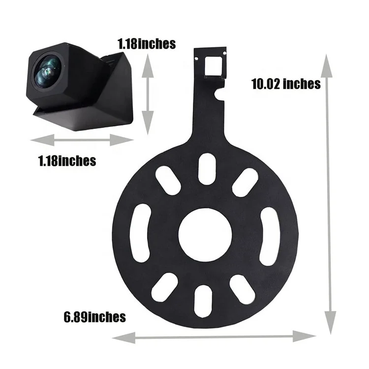 HD Waterproof Wheel Backup Car Rear View Camera Kit Mount with OEM Adapter use for Jeep Wrangler 2007-2018