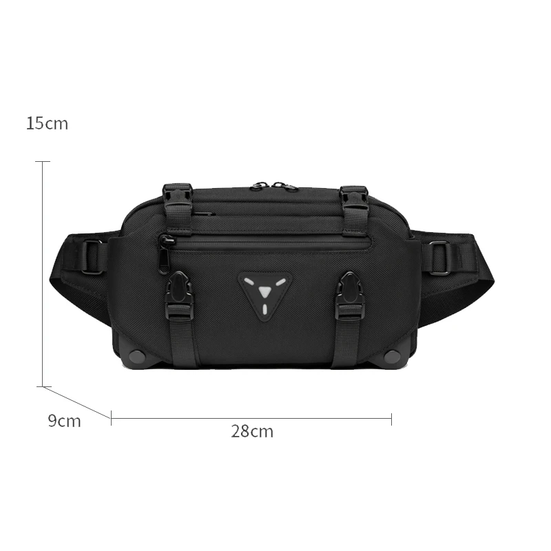 Ozuko 9567 Sales Style MTB Cycling Bag 2023 Cool Light Weight Waterproof Sport Waist Bag For Rider Fashion Shoulder Chest Bag