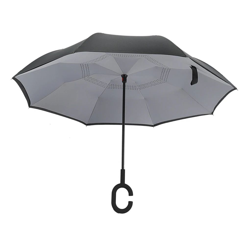 popular custom logo diagram digital printing blue sky,and white clouds double layer straight golf rain umbrella/