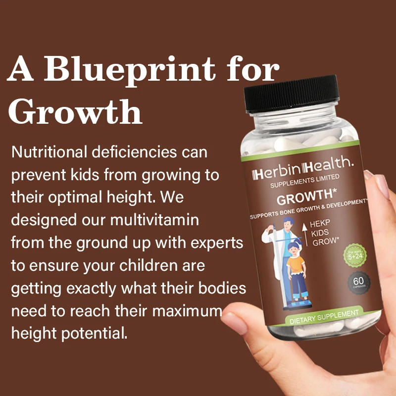 Height Maximizer with Ashwaganda & Calcium Adults Supplement Good  For Child And Adult Hard Pills For Improve Bone Density