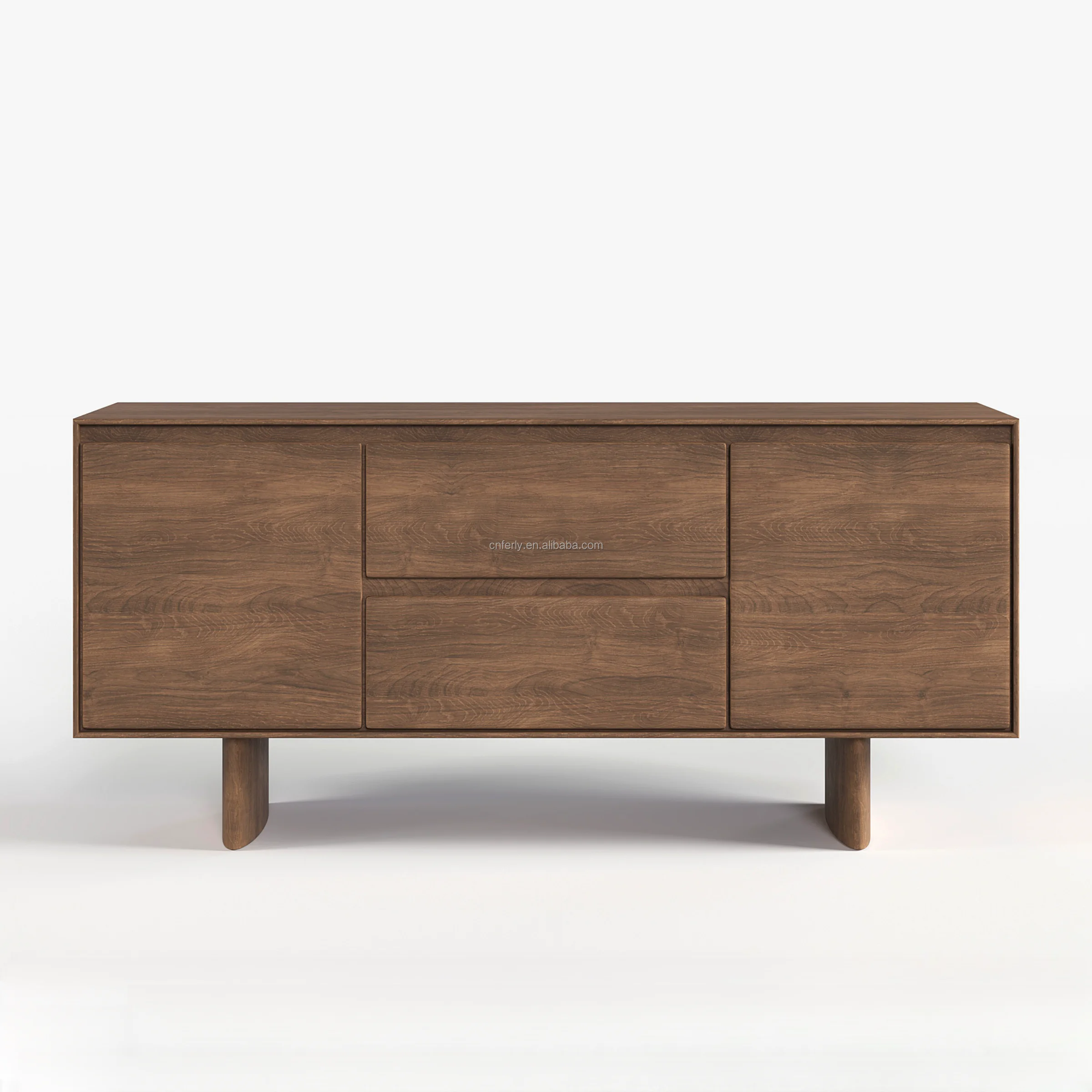 Modern Living Room Furniture Console Tables Solid Wood Media Storage TV Stand Cabinet