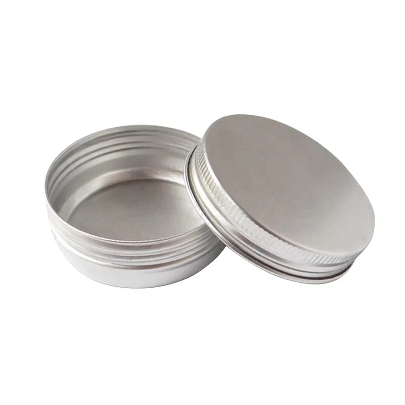 Candle Tin 2Oz 4Oz 6Oz 8Oz Empty Round Silver Rose Gold White Matte Black Seamless Tin Can Jar Container 2/4/6/8 Oz With Lid