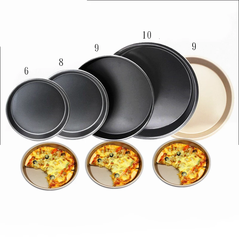 Perforated Baking Pan Alloy Anode Oxidation Sheet Bread Bake 7 8 9 10 12 14 Inch Aluminum Pizza Tray