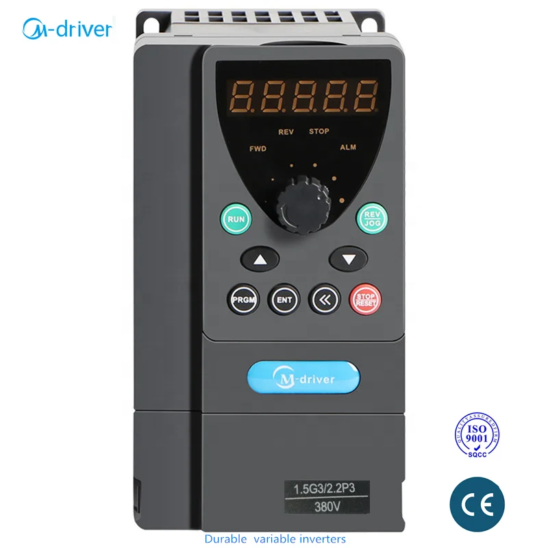 Встроенный AC 220V 1.5KW частотно-регулируемый привод переменного тока Электрический мотор регулятор скорости для безуходный