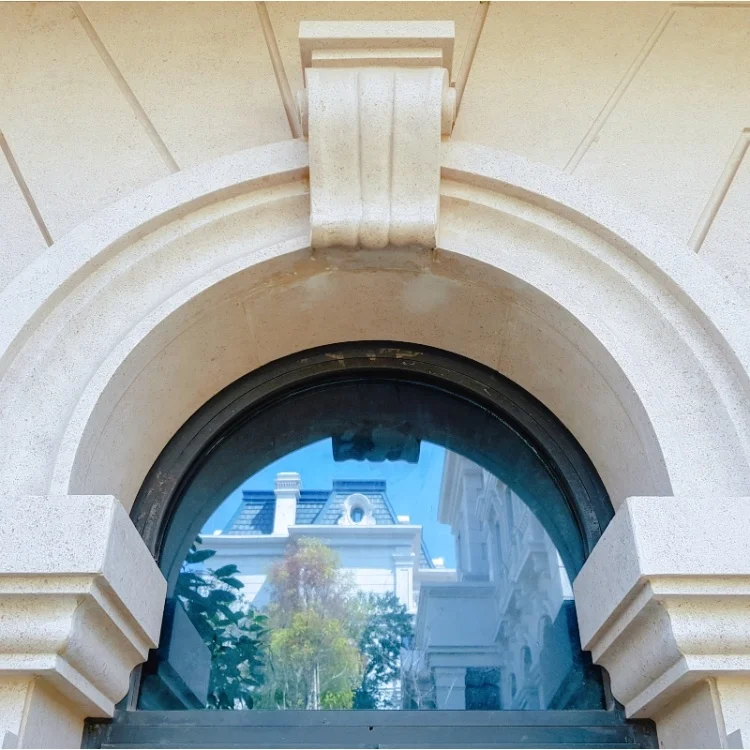 Наружное здание по дешевой цене португальский бежевый известняк натуральный мрамор наружные облицовочные панели стены для виллы