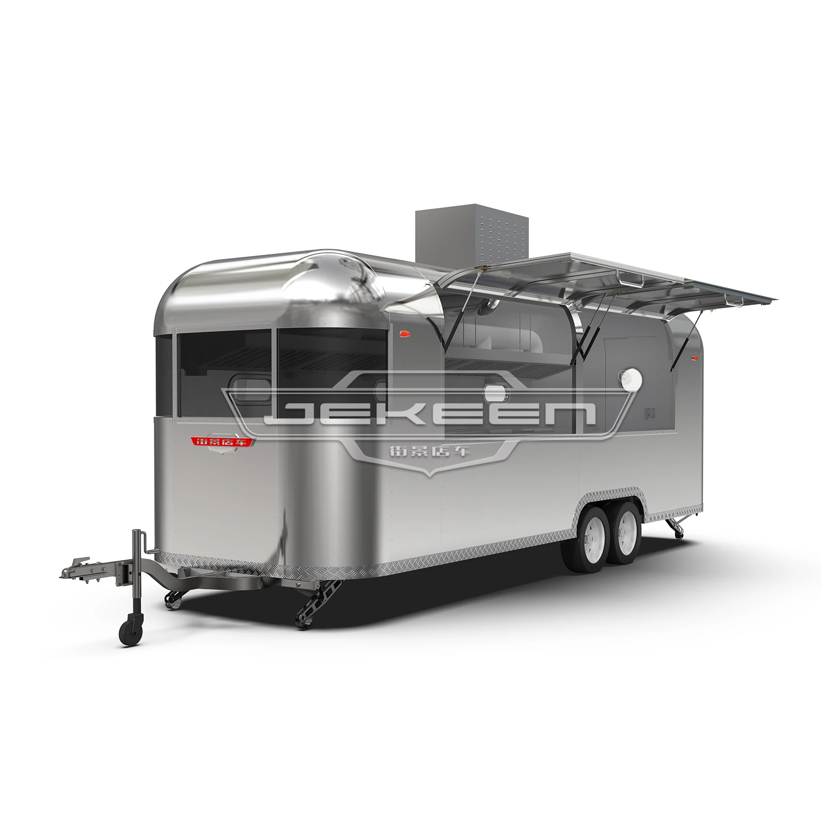  JEKEEN AirStream продовольственный грузовик с прицепом для перевозки еды оборудованием Sott-6