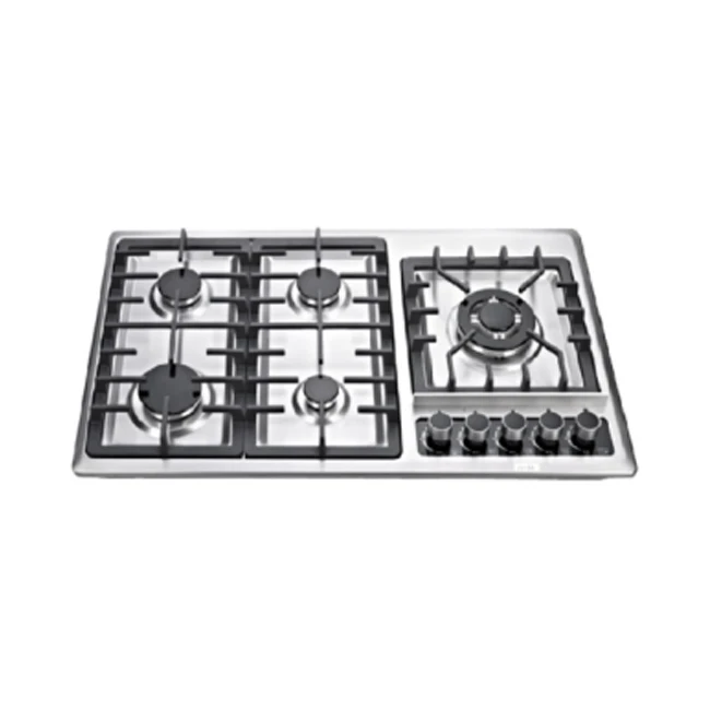 Built in with 5 burners, large firepower gas stove, strong fire stainless steel multifunctional kitchen utensils