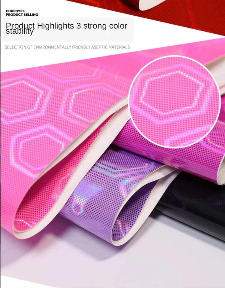 Для детской обуви/Школьные сумки/DIY ремесла голографическая ткань кожаная