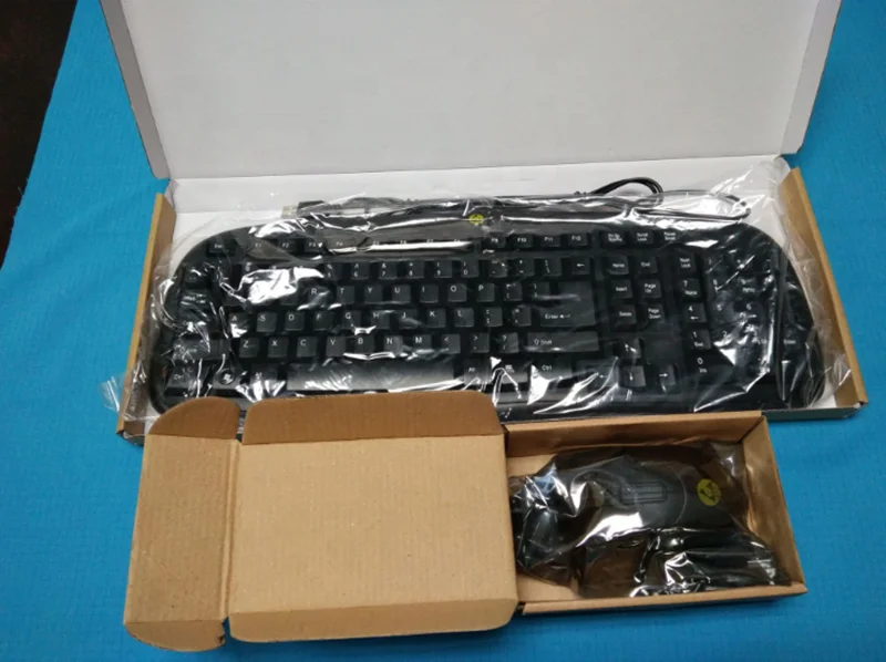 Black Plastic Antistatic Office Cleanroom ESD Clavier Keyboard Mouse