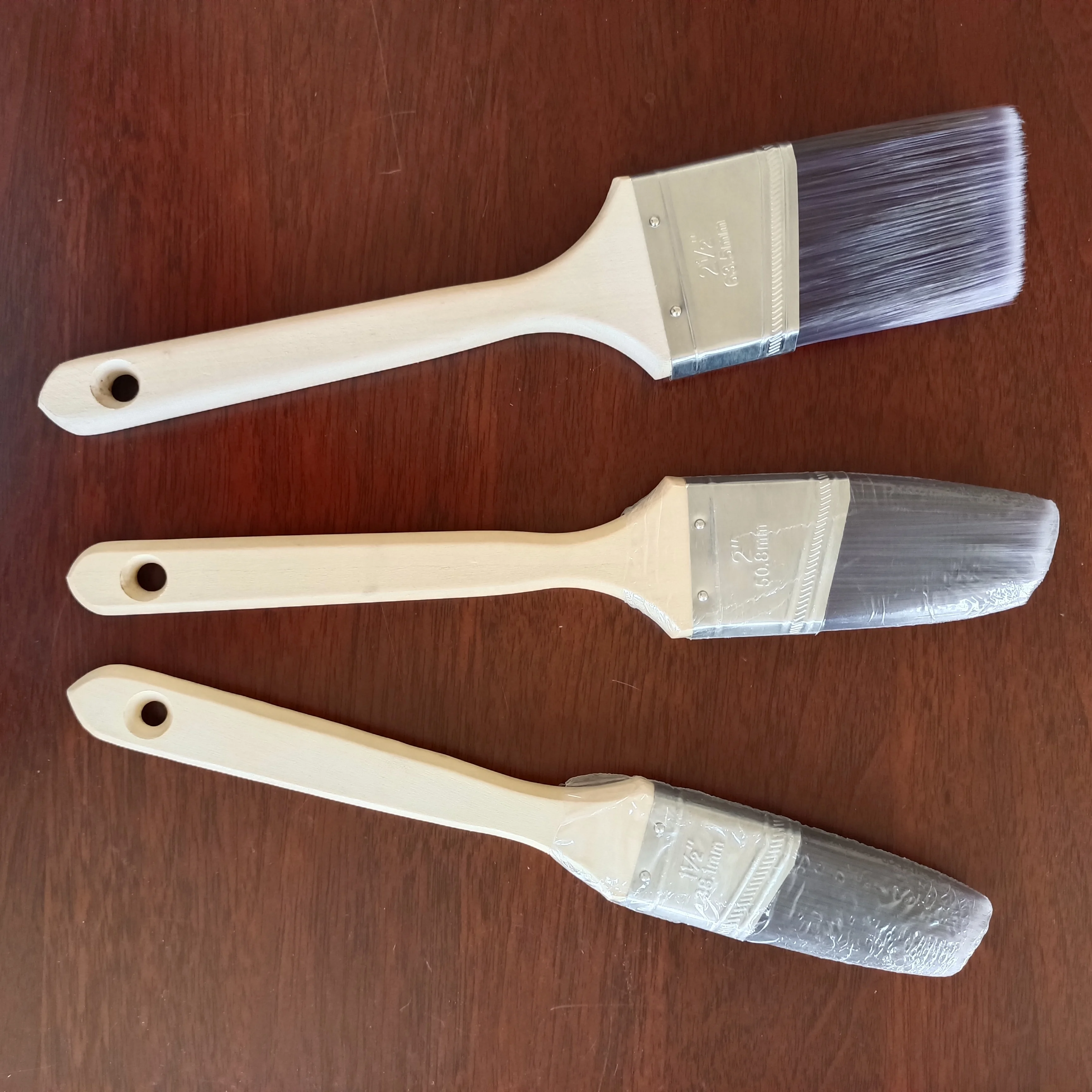 Beautiful Wooden handle Tapered filament Wholesales Paint  brush