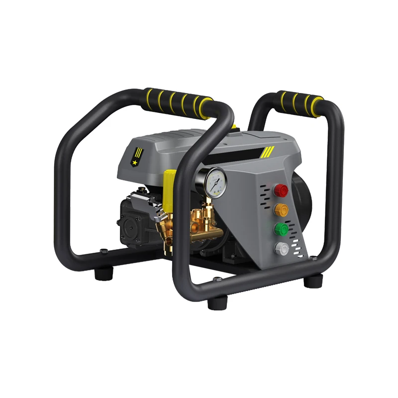 2000W 120bar Mobile Electric 220v  pressure washer high pressure foam spray gun brush High Pressure daliao car washer
