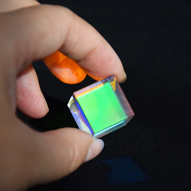 Crystal Optical Glass Triangular Prism for Light Spectrum Physics and Photo Photography Prism