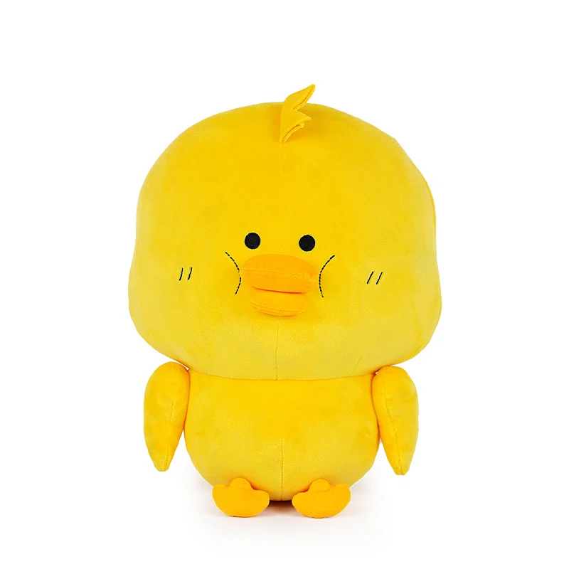 Custom Plush Doll Low MOQ 40cm High Quality Cute Soft Stuffed Animal Yellow duck Plush Toys